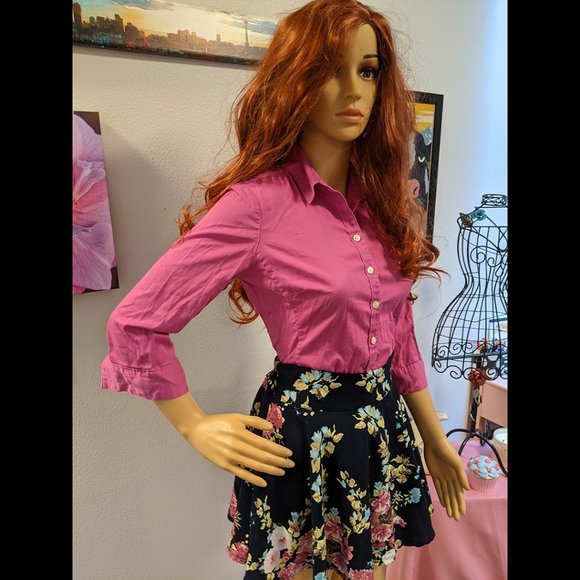 Banana Republic Pink Button Down Shirt - Picture 2 of 7